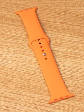 Apple Watch Hermès Hermes Orange 45mm 44mm 42mm Sport Band M/L Series 1-9 Ultra